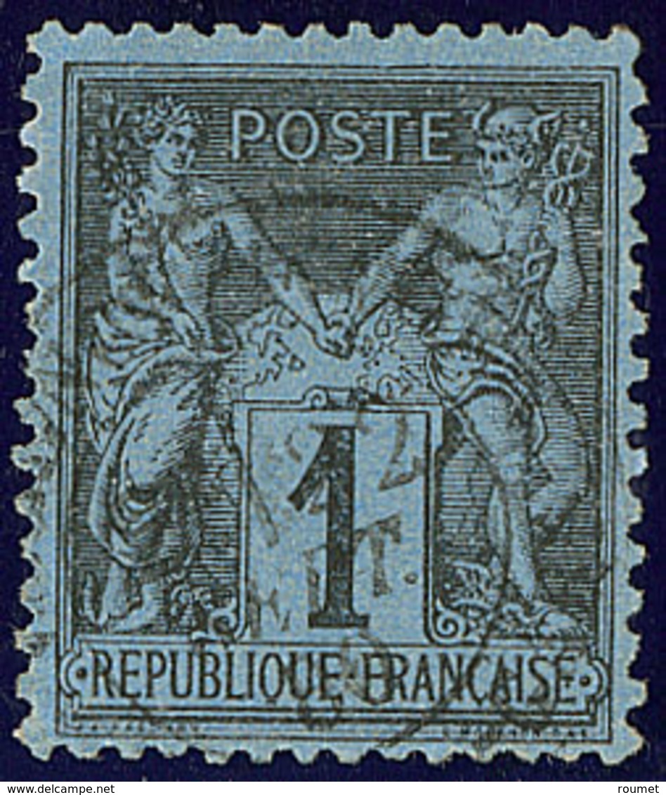 Bleu De Prusse. No 84, Obl Cad 22 Sept 80, Jolie Pièce. - TB. - R - 1876-1878 Sage (Type I)
