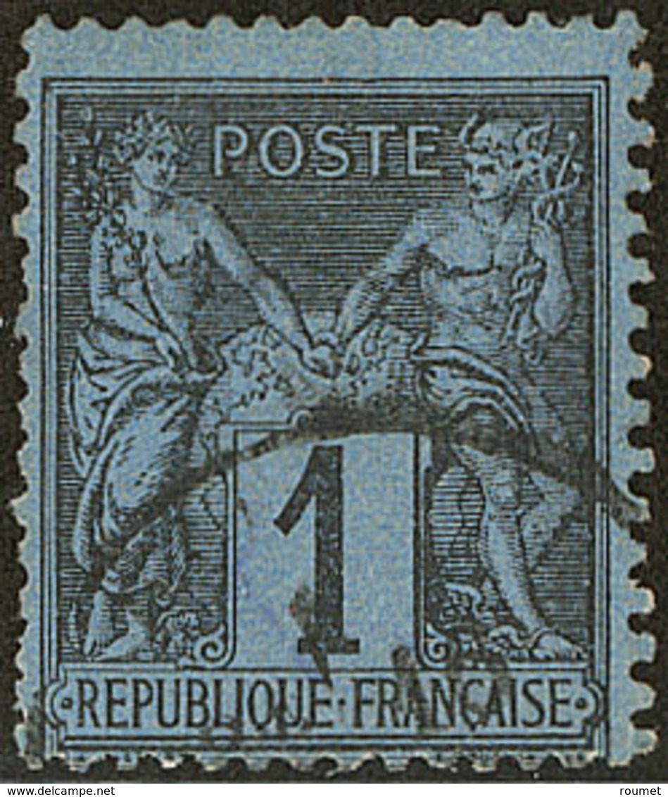 Bleu De Prusse. No 84. - TB. - R - 1876-1878 Sage (Tipo I)