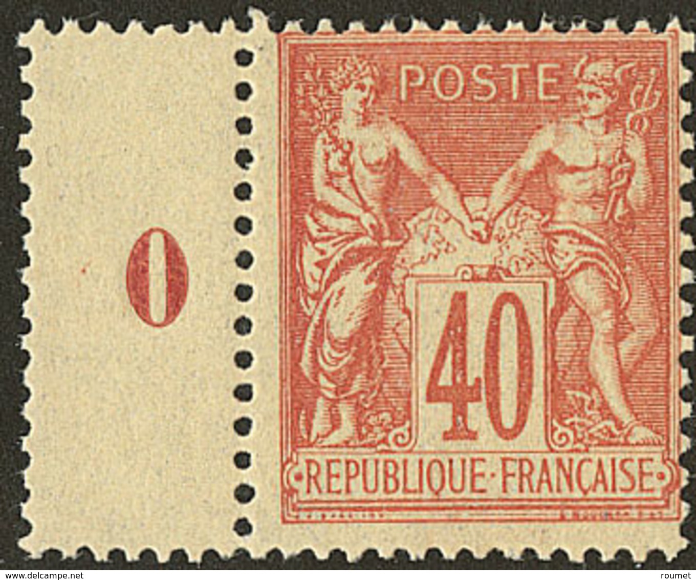 ** No 94, Bdf Avec Mill. 0, Centrage Courant Mais Très Frais Et TB - 1876-1878 Sage (Type I)