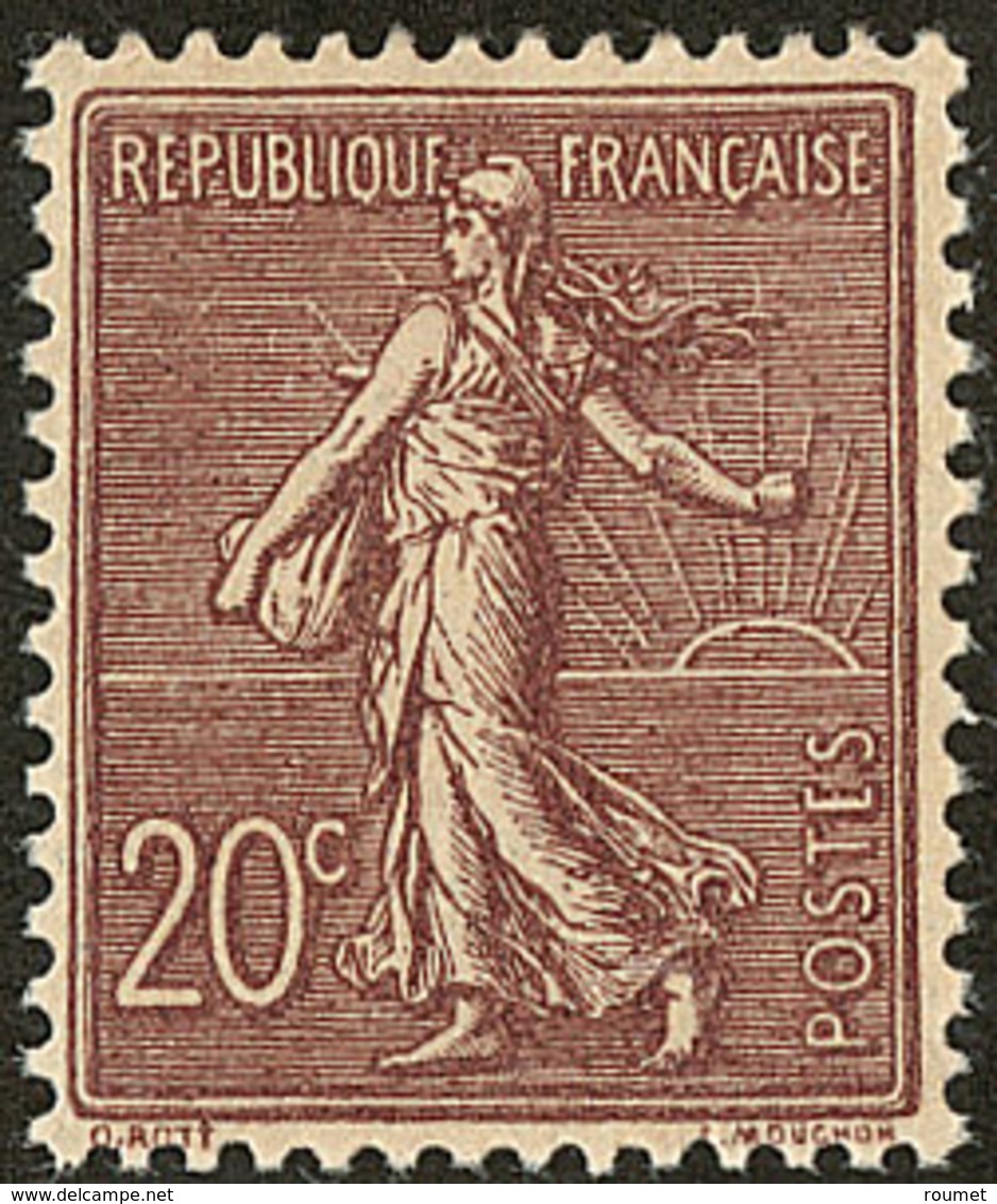 ** No 131d, Chocolat, Très Frais. - TB (N°et Cote Maury) - Altri & Non Classificati