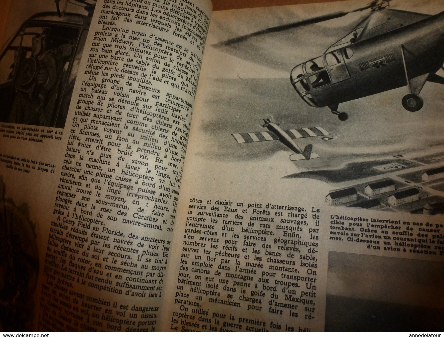 1951 MÉCANIQUE POPULAIRE:Faire Une Petite Remorque D'enfant ;Hélicoptère à Tout Faire;Faire Sa Girouette De Toit ; Etc - Andere & Zonder Classificatie