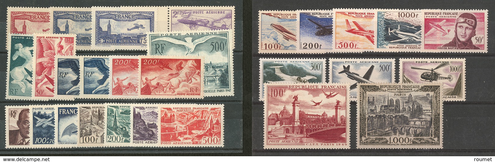 ** Collection. 1930-1957, Entre Les N°5 Et 37. - TB - Andere & Zonder Classificatie