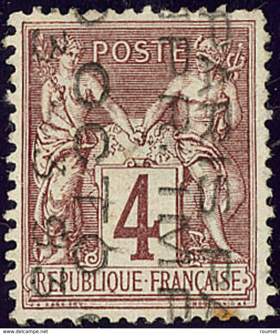 Surcharge 5 Lignes. No 14, Sans Quantième OCTO. - TB - 1893-1947