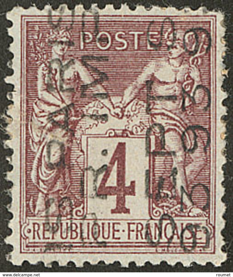 Surcharge 5 Lignes. No 14, Sans Quantième SEPT, Def Mais TB - 1893-1947