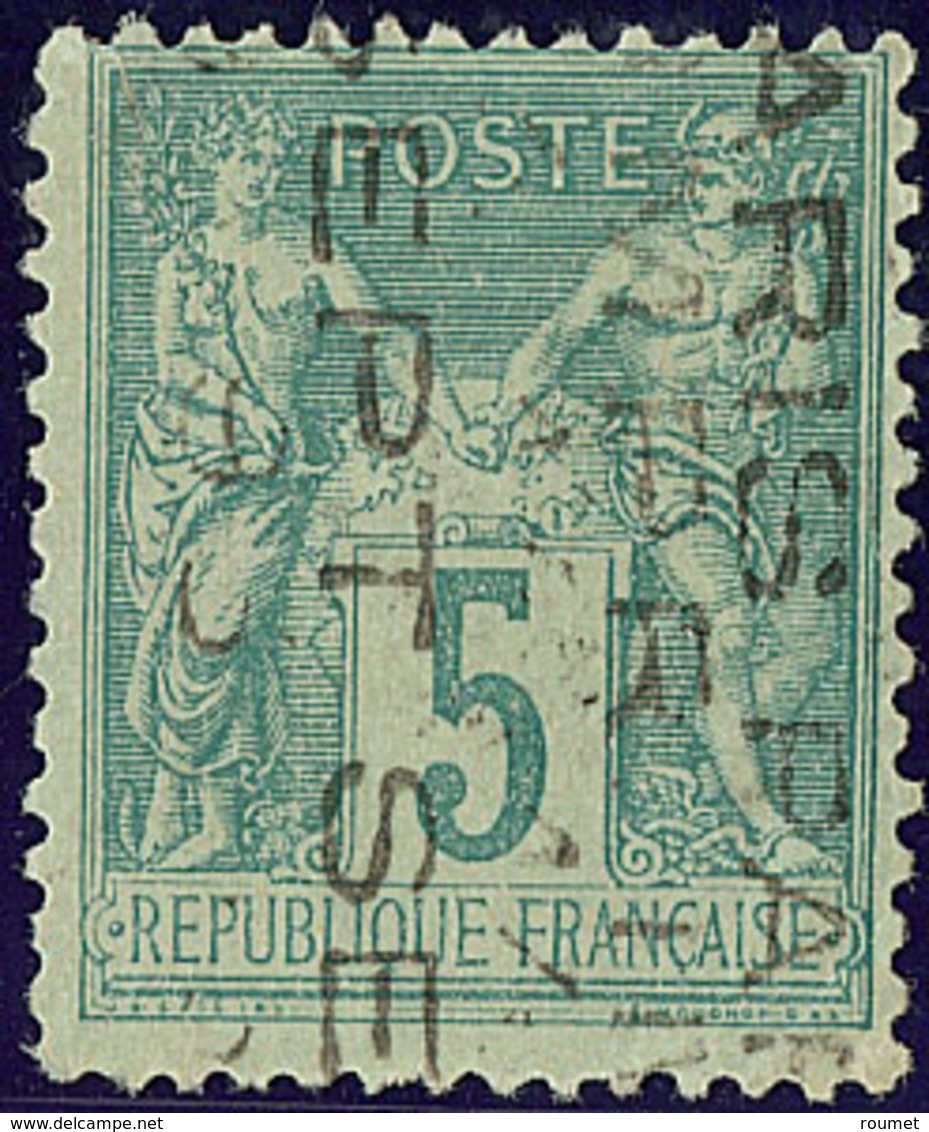 Surcharge 5 Lignes. No 15, ?? SEPT, Pd. - TB - 1893-1947