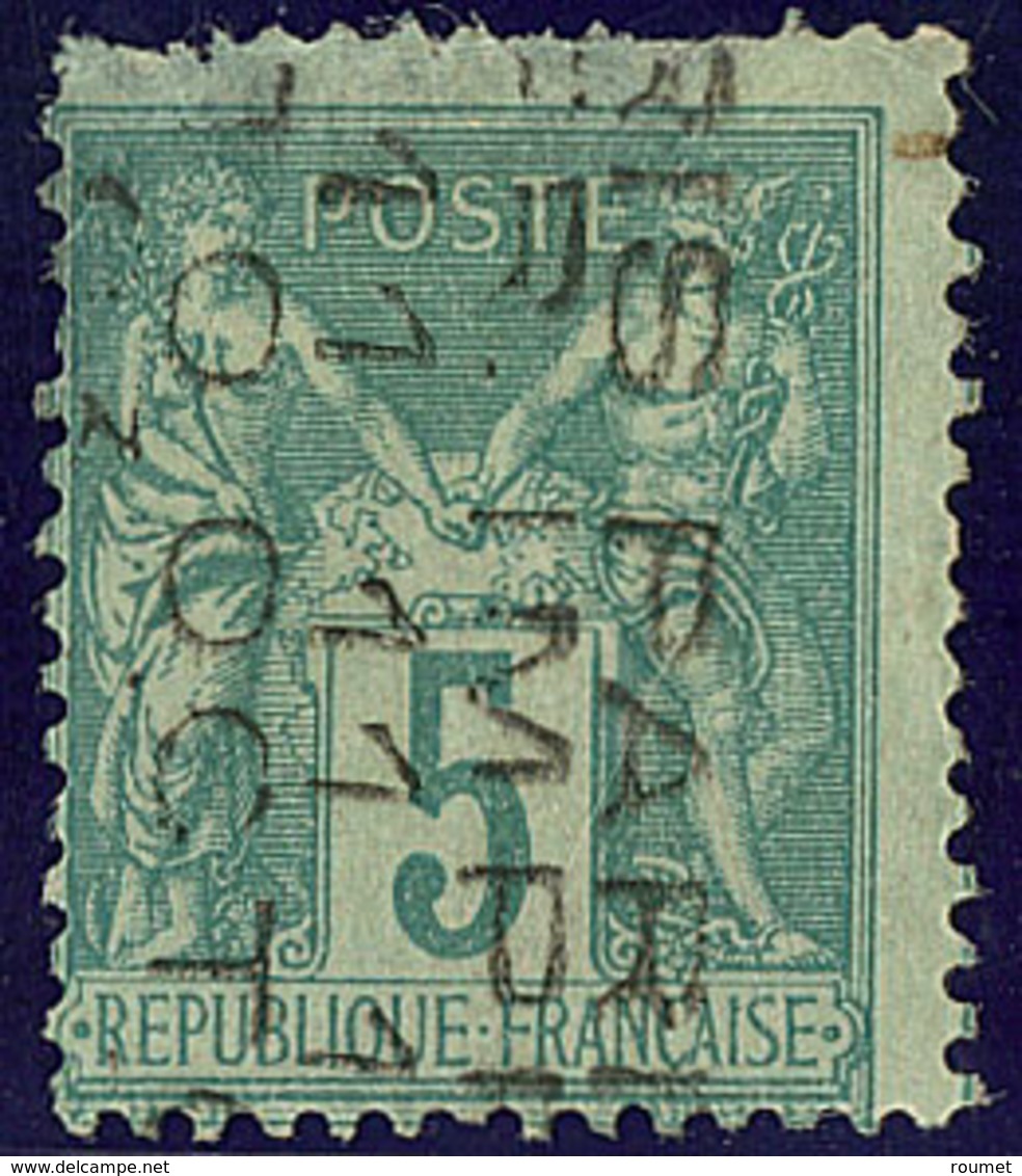Surcharge 5 Lignes. No 15, 11 OCTO, Défauts, TB D'aspect - 1893-1947