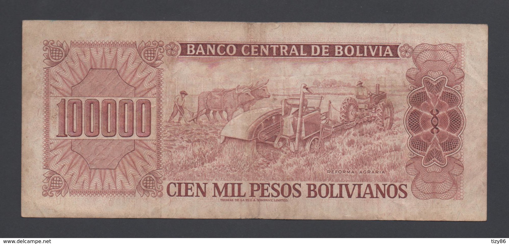 Banconota Bolivia 100000 Bolivianos (circolata) - Bolivie