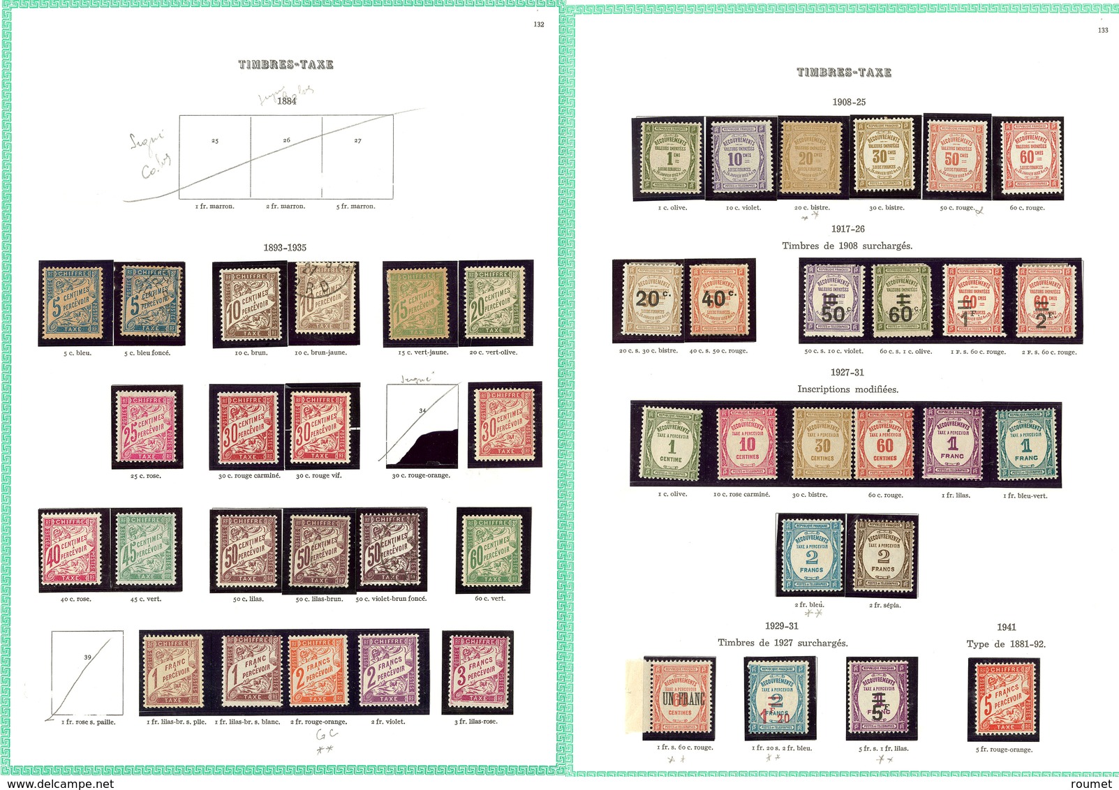 ** Collection. 1893-1983, Complète Sauf 34 Et 39, Des Ex * Dont 47. - TB Ou B (cote Maury) - Other & Unclassified