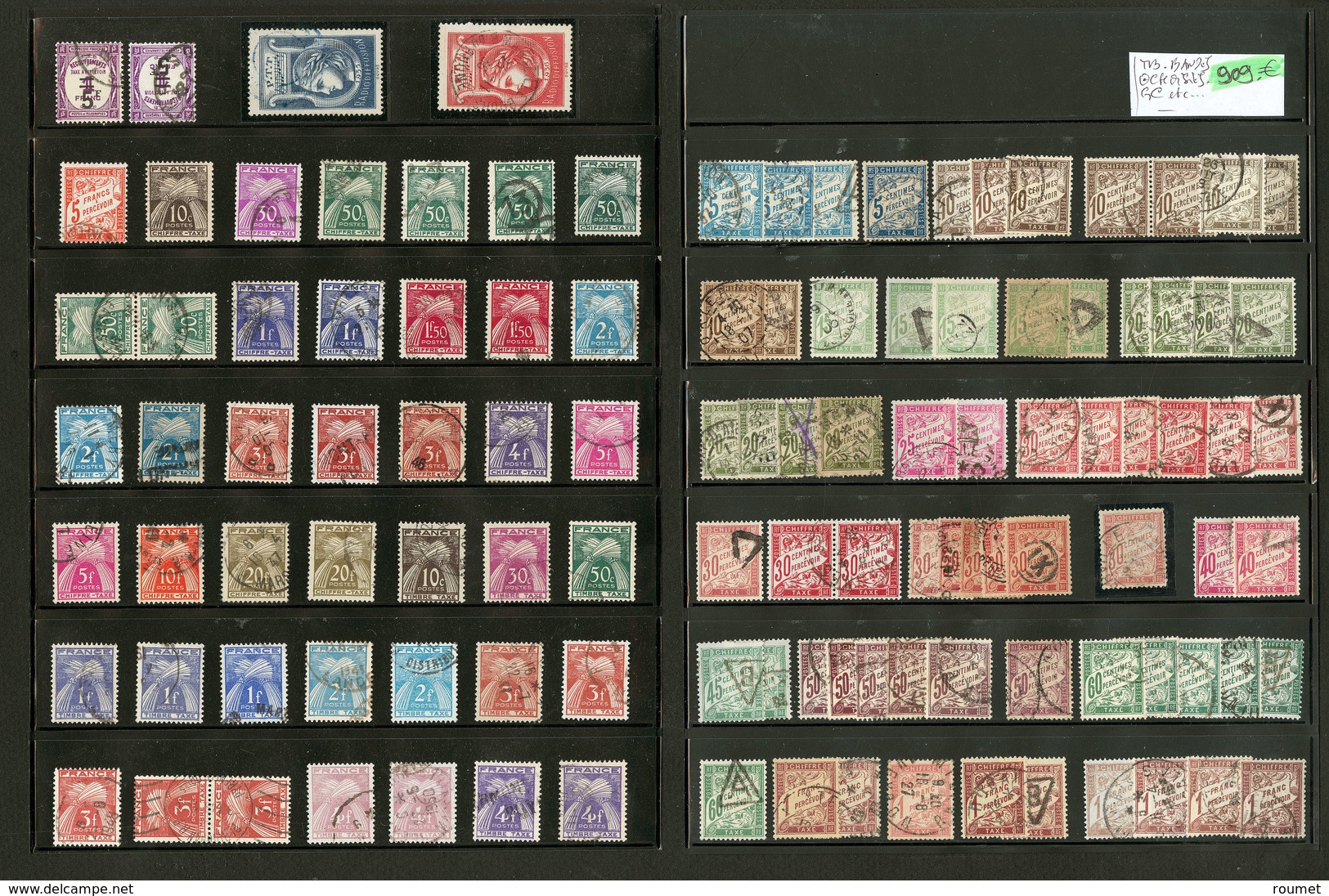 Collection. 1893-1983, Valeurs Diverses Entre Les N°28 Et 112, Dont N°34, Des Doubles Et Multiples. - TB Ou B - Other & Unclassified