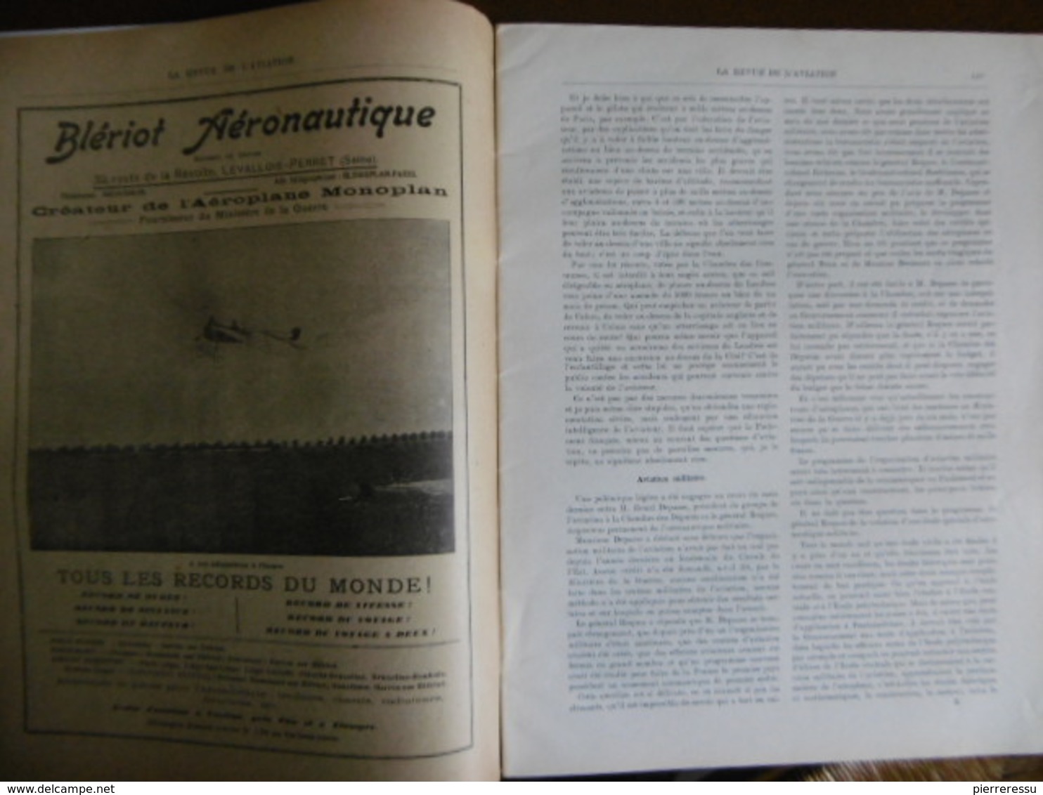 AVIATION REVUE ILLUSTREE RAID PARIS LIEGE VIDART SUR DEPERDUSSIN 1911 N° 56 intégralité de la revue