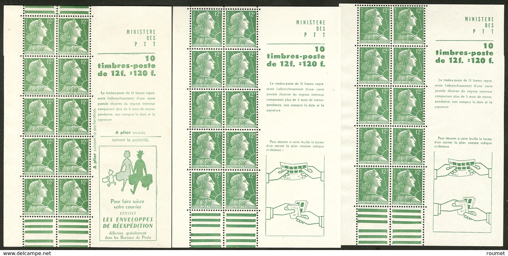 ** Nos 1010-C1, C2 Et C3. - TB - Andere & Zonder Classificatie