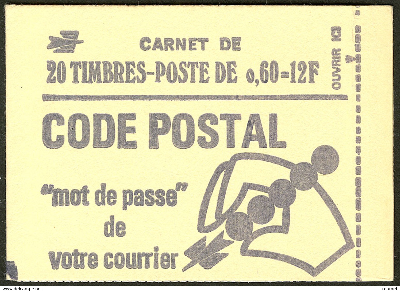 ** Sans Phospho. No 1815-C2, Carnet De 20t. - TB - Other & Unclassified