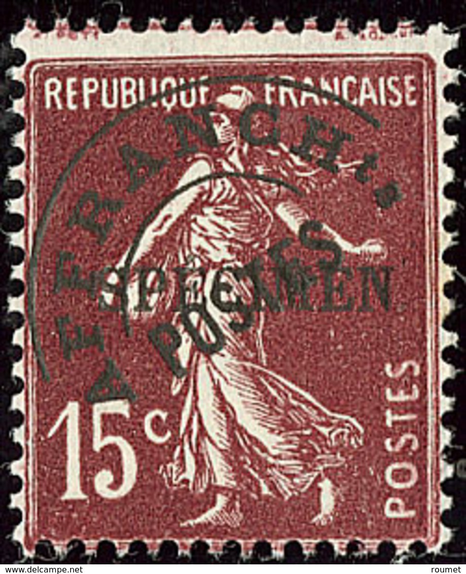 ** Specimen. Préoblitérés. No 86. - TB - Cursussen