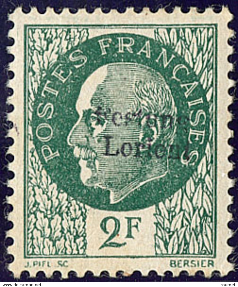 * No 11 (2f Pétain, Mi. # 11), Aminci, TB D'aspect (tirage 200, Cote Mi.: 1400€) - Guerre (timbres De)