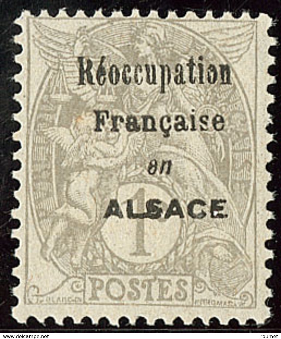 * Réoccupation Française En Alsace. No 2A. - TB (N°et Cote Maury) - Guerre (timbres De)