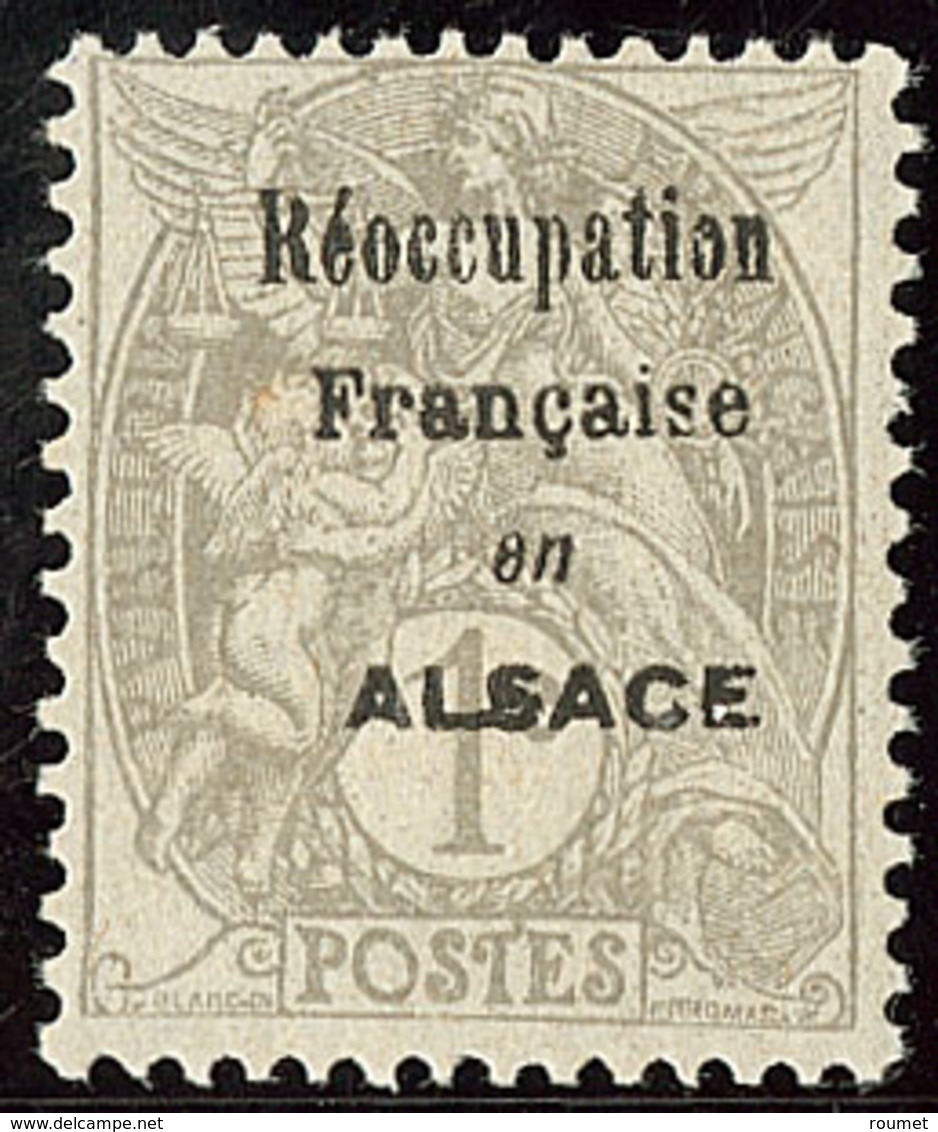 * Réoccupation Française En Alsace. No 2A. - TB (N°et Cote Maury) - War Stamps