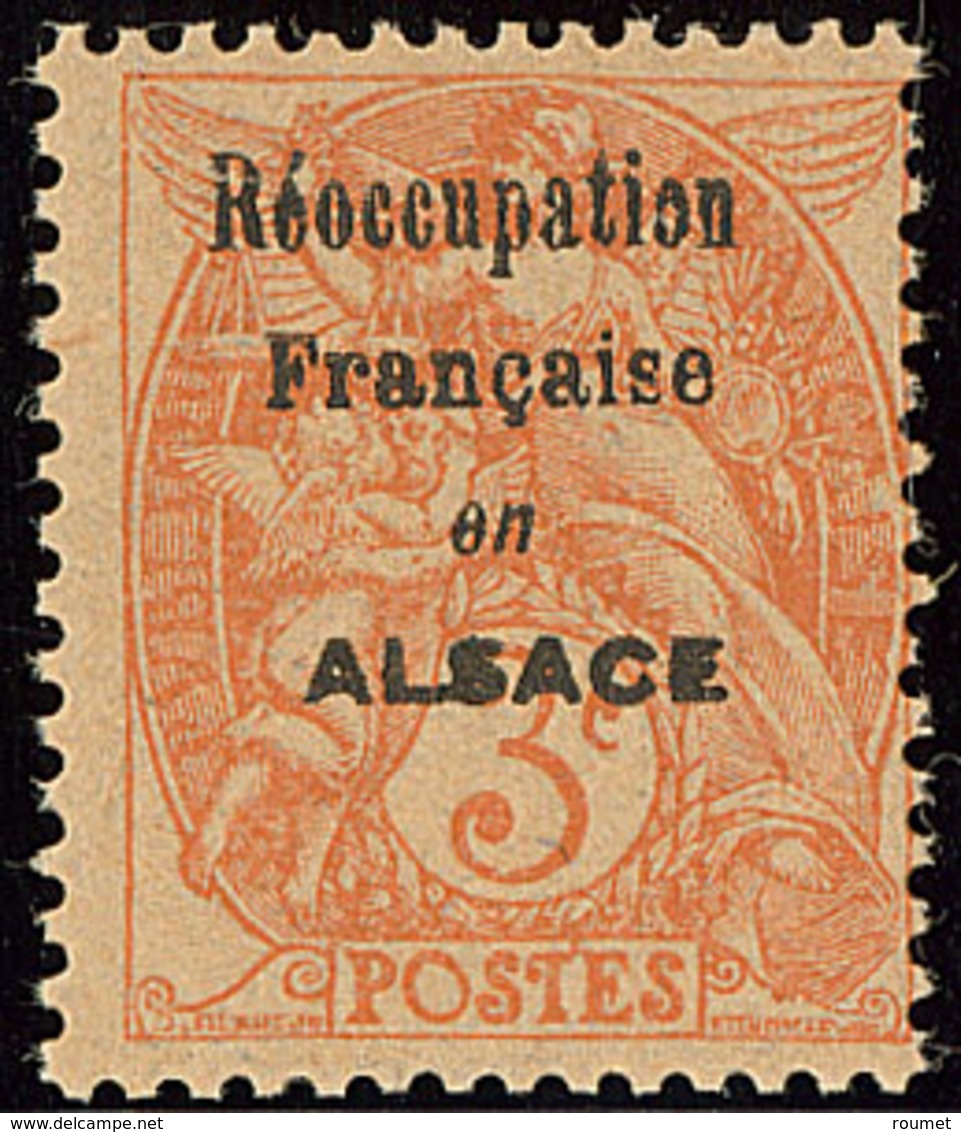 ** Réoccupation Française En Alsace. No 2C. - TB (N°et Cote Maury) - War Stamps