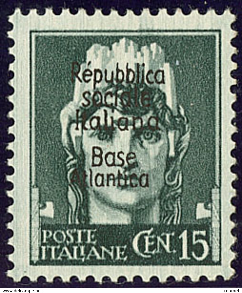 ** BASE NAVALE ITALIENNE. No 9 (Maury 14), Jolie Pièce. - TB. - R - War Stamps