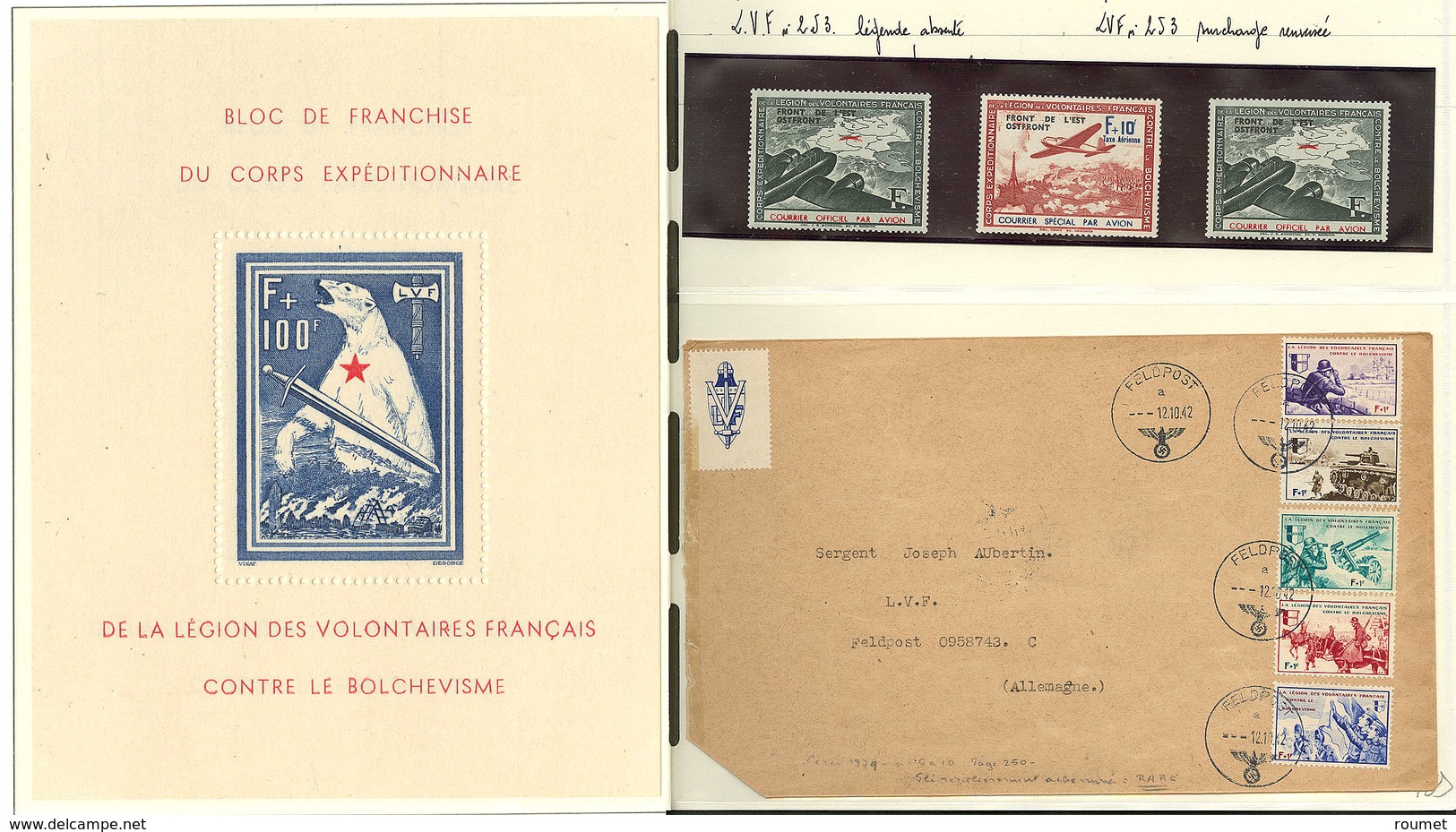 ** Nos 1 à 10, Dont Bloc De Quatre Et 6 à 10 Sur Enveloppe. - TB - War Stamps