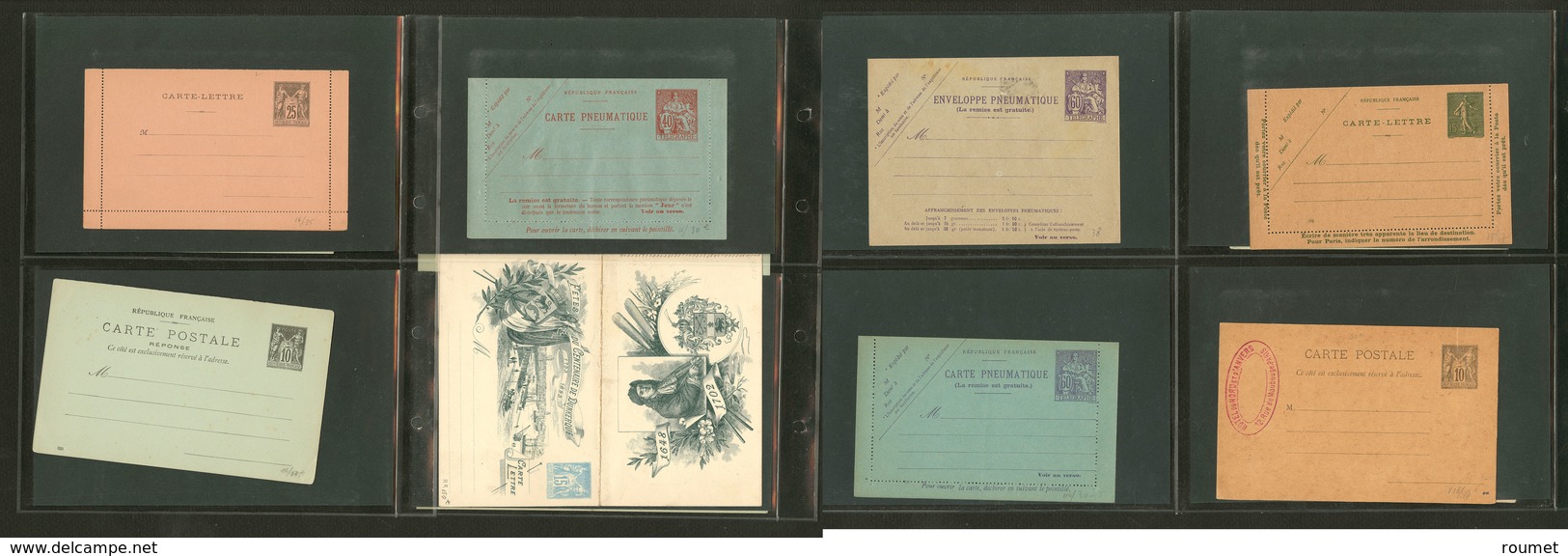 Lettre Lot. 1900-1945, 78 Enveloppes, CP, BJ, CL, Commémos, Etc., Qqs Obl Mais Majorité Neufs. - TB - Autres & Non Classés