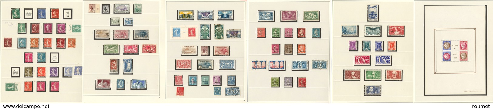 ** 1900-2001 (Poste, PA, Préos, BF, FM), Valeurs Moyennes Et Séries Complètes Dont 257A, CA, 321*, PA 14*, Etc. , Quasim - Verzamelingen