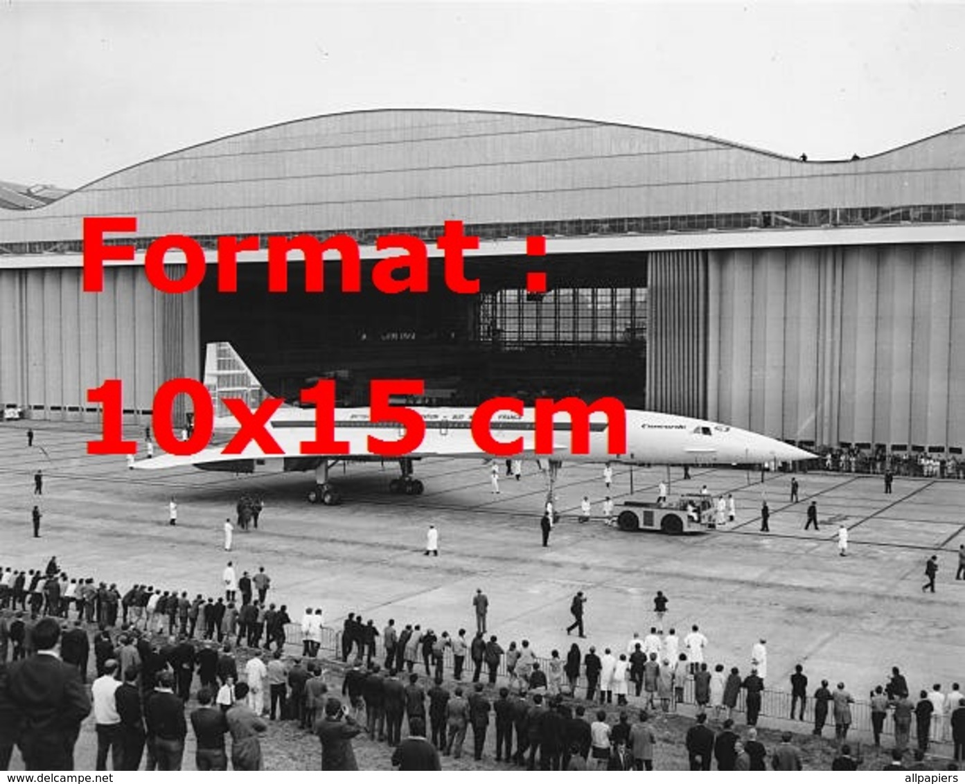 Reproduction D'une Photographie De La Sortie Du Concorde 002 En 1968 - Autres & Non Classés