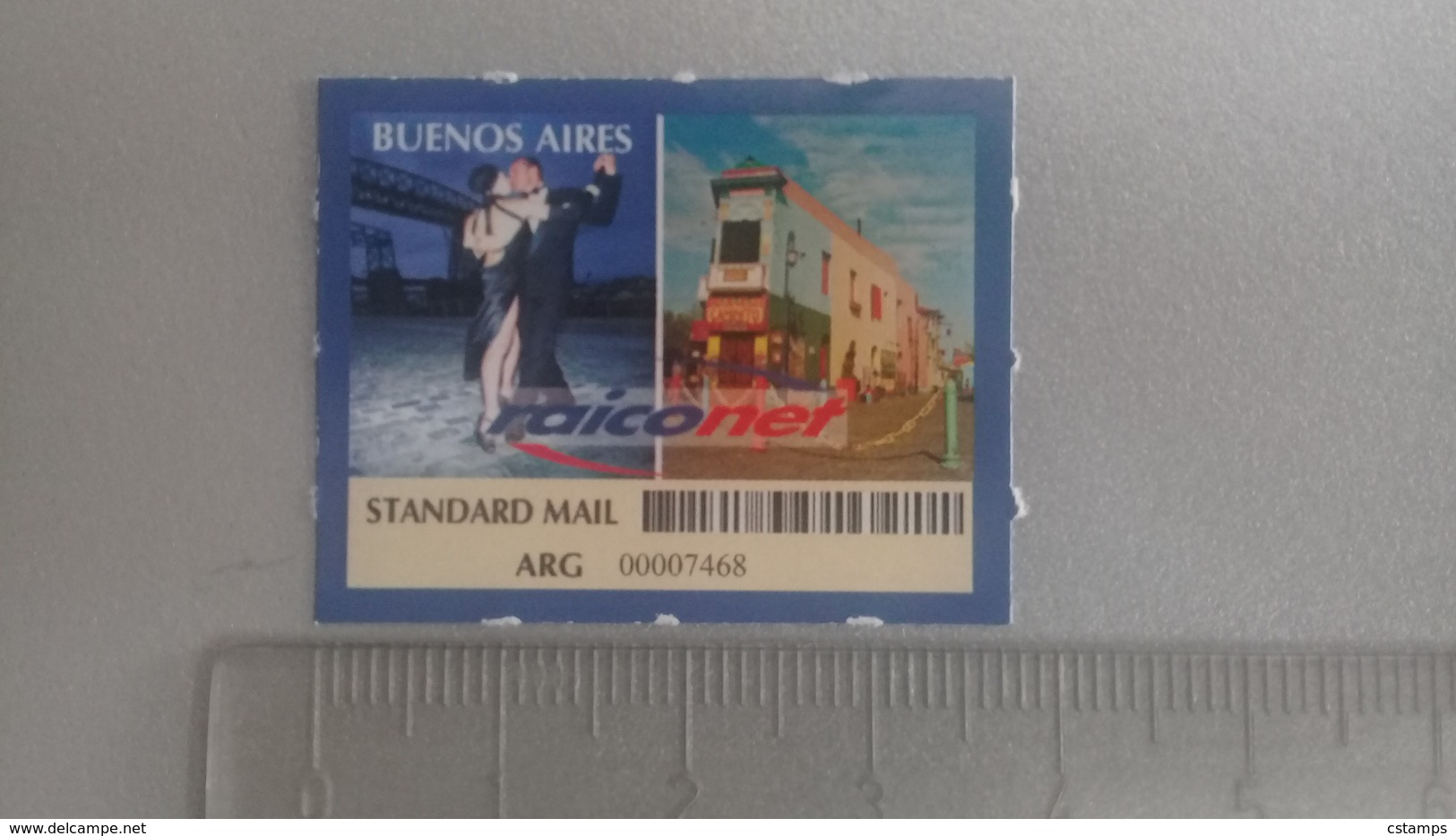 Correo Privado Raiconet - Tango - Puentes - Caminito - 2019 - Argentina - 1 Sello Postal (#1) - Baile