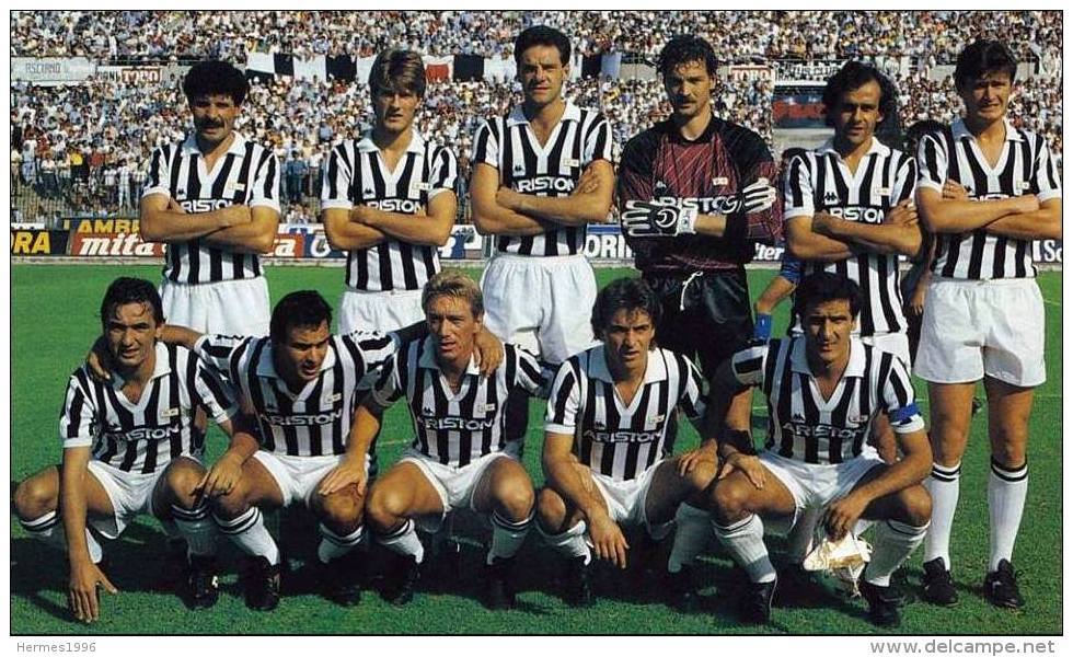 ITALIA     SQUADRA     JUVENTUS      ANNI    80     FOTO    RIPRODUZIONE - Soccer