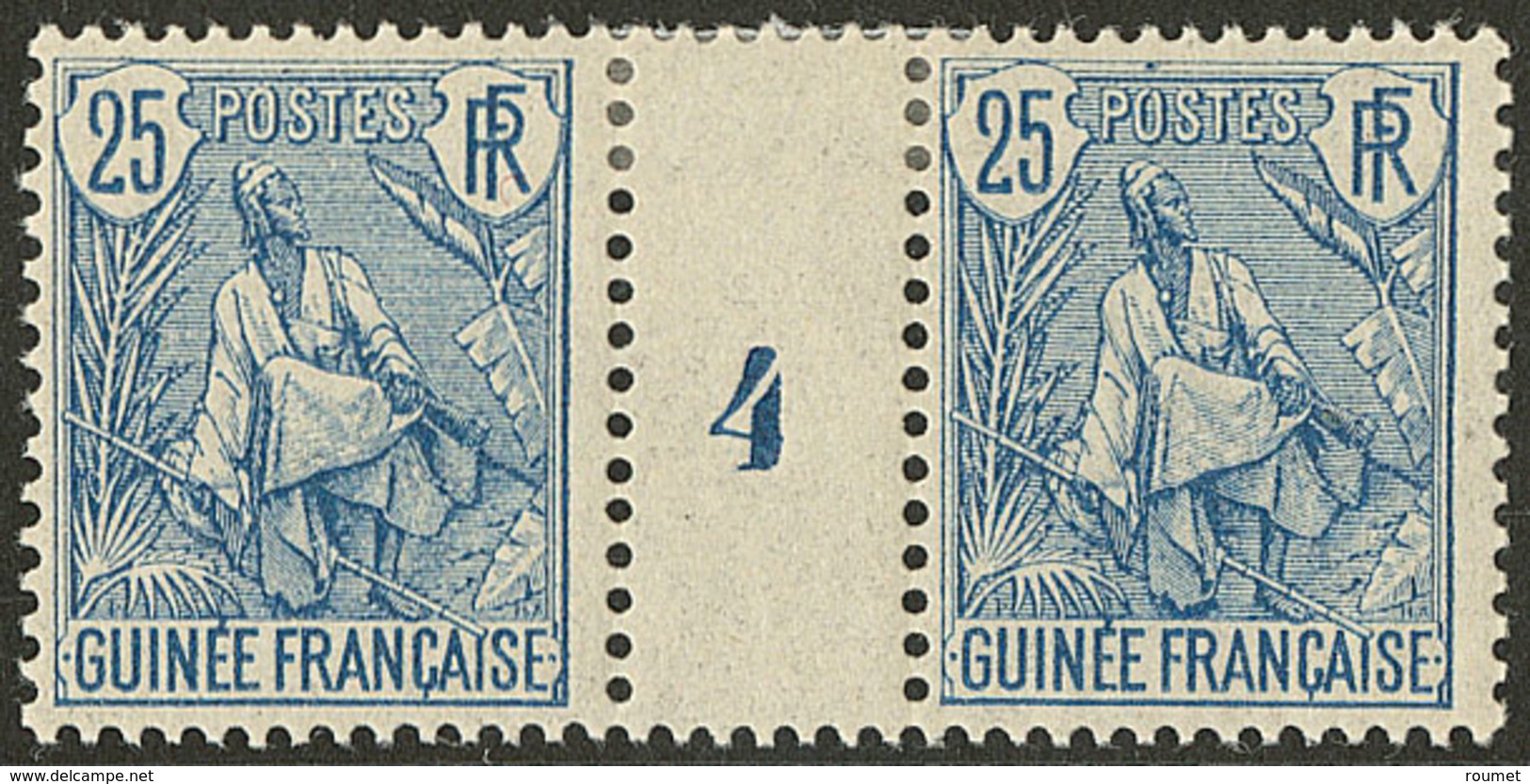 * Guinée.No 25, Paire Mill. 4. - TB - Other & Unclassified