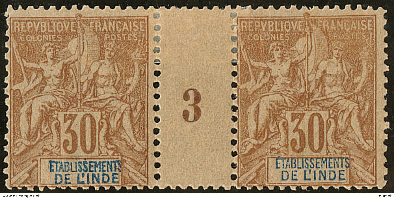 * Inde. No 9, Paire Mill. 3. - TB - Other & Unclassified