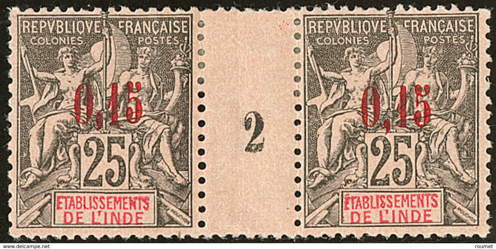 * Inde. No 22, Paire Mill. 2. - TB - Autres & Non Classés