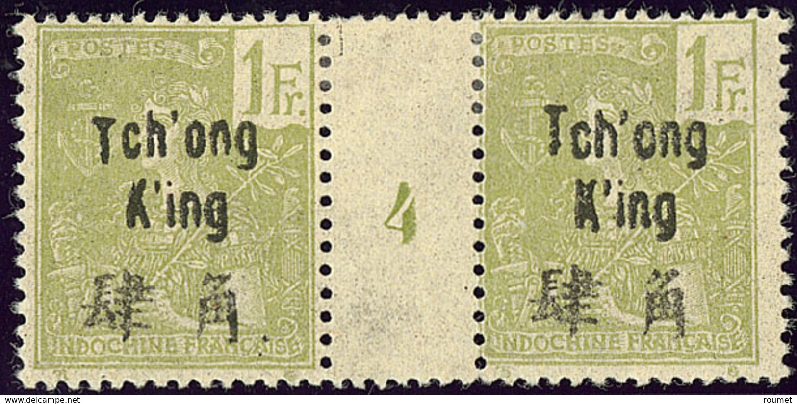 (*) Tchongking. No 61, Paire Mill. 4. - TB - Autres & Non Classés