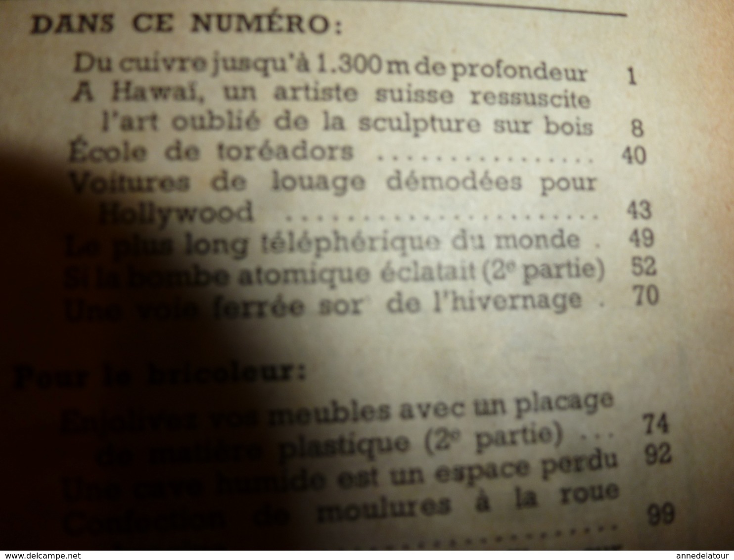 1951 MÉCANIQUE POPULAIRE:Faire De La Poterie; Ecole De Toréadors; Fritz Abplanalp Grand Artiste Suisse à Hawaï; Etc - Otros & Sin Clasificación
