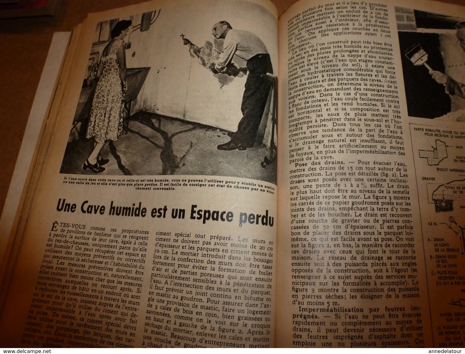 1951 MÉCANIQUE POPULAIRE:Faire de la poterie; Ecole de toréadors; Fritz Abplanalp grand artiste suisse à Hawaï; etc