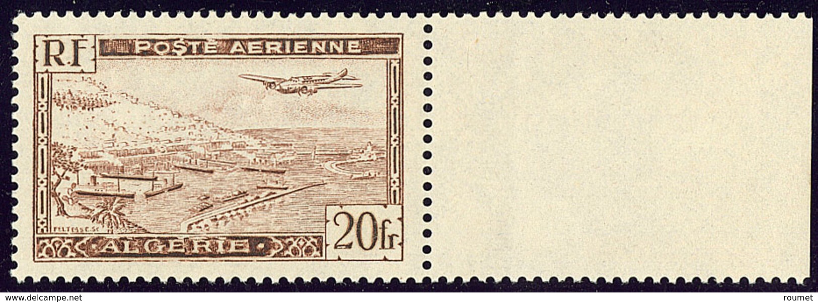 ** Poste Aérienne, Type II. No 4A, Bdf. - TB - Other & Unclassified