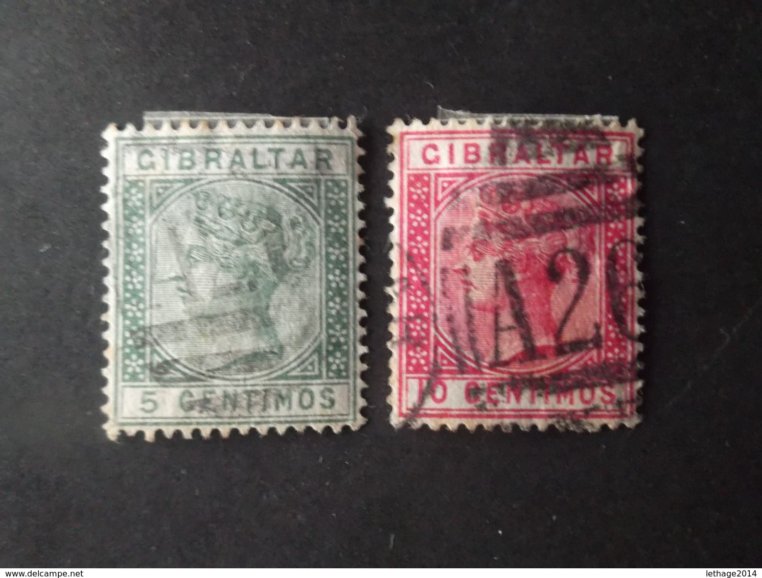 STAMPS GIBRALTAR GIBILTERRA 1889 Queen Victoria - Gibraltar