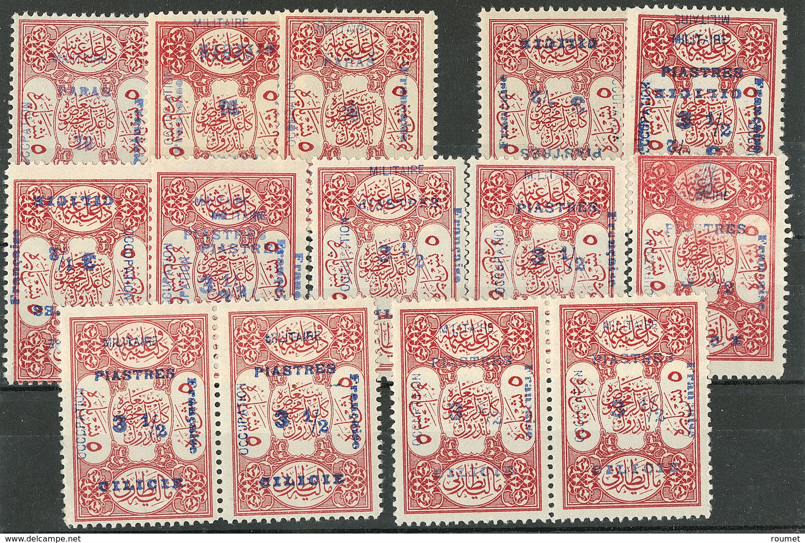 * Variétés. Nos 78 (3), 79 (11), Avec Variétés Diverses. - TB - Autres & Non Classés