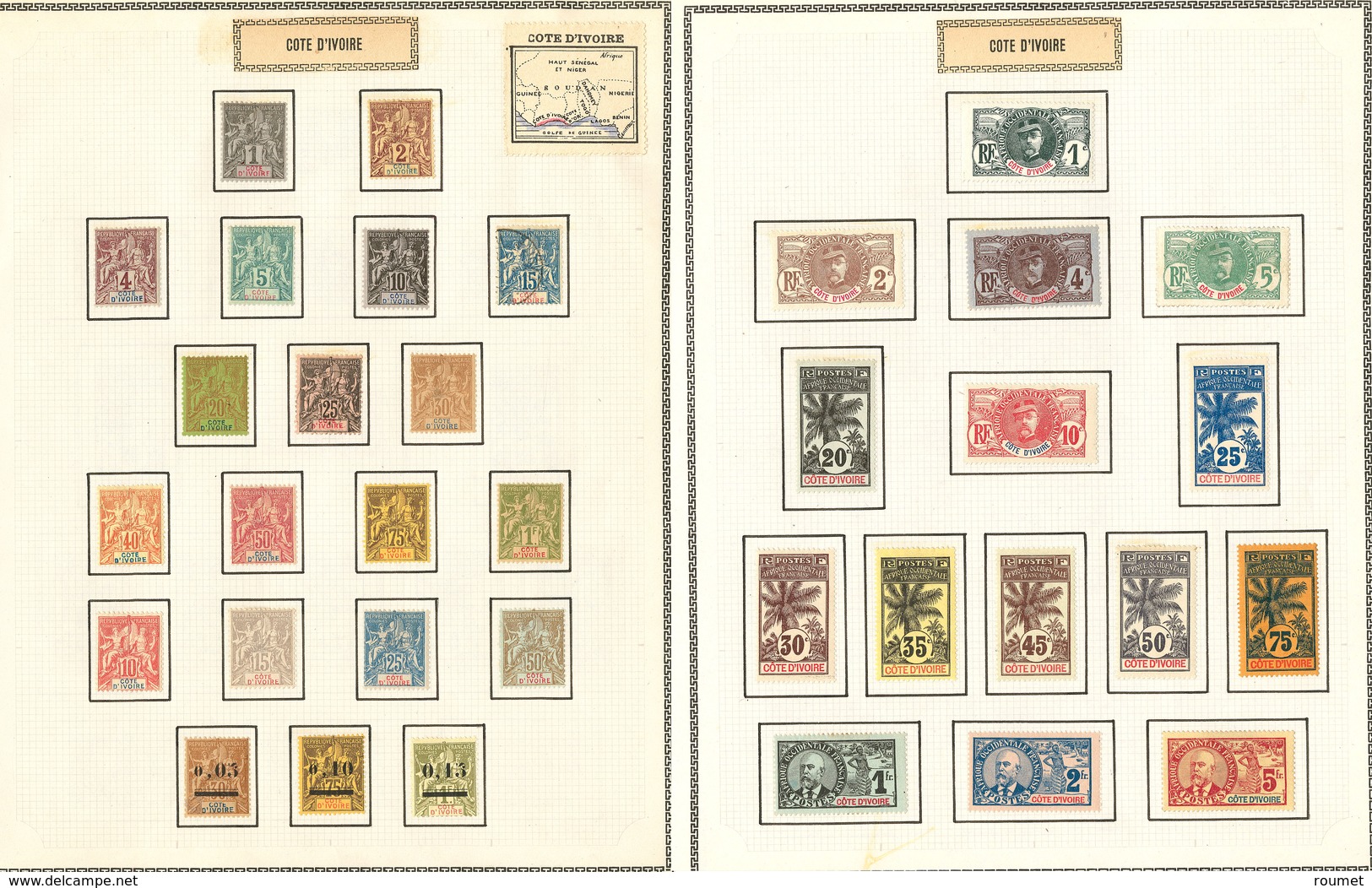 * Collection. 1892-1944 (Poste, PA, Taxe), Complète. - TB - Autres & Non Classés
