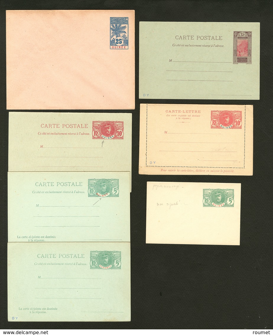 Lettre Entiers Postaux. 7 CP, CPRP, Enveloppe Ou CL, Majorité Palmiers Dont Une Du Dahomey, Neuves. - TB - Other & Unclassified