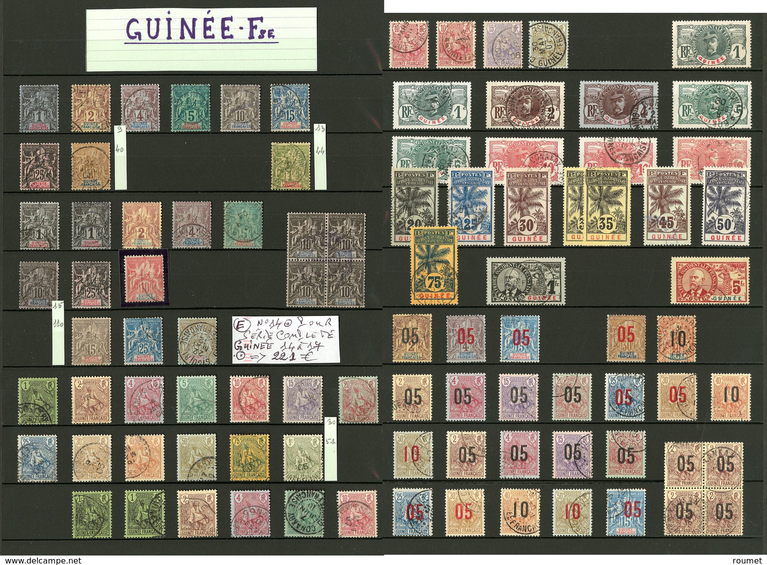 Collection. 1892-1941 (Poste, PA, Taxe), Des Valeurs Et Séries Moyennes, Des Doubles Et Obl Diverses. - TB - Andere & Zonder Classificatie