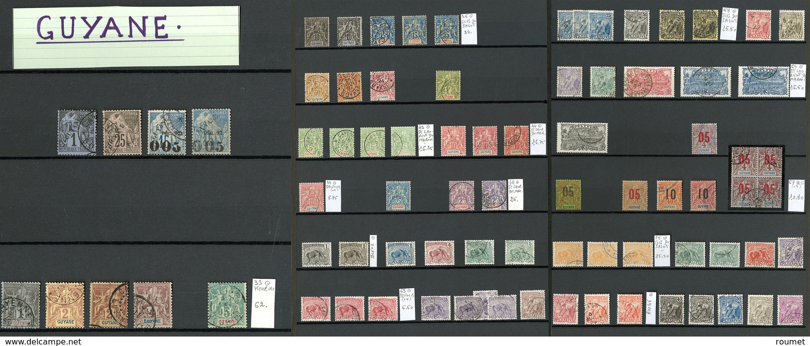 Collection. 1892-1947 (Poste), Valeurs Et Obl Diverses, Qqs PA Et Taxe. - TB - Other & Unclassified