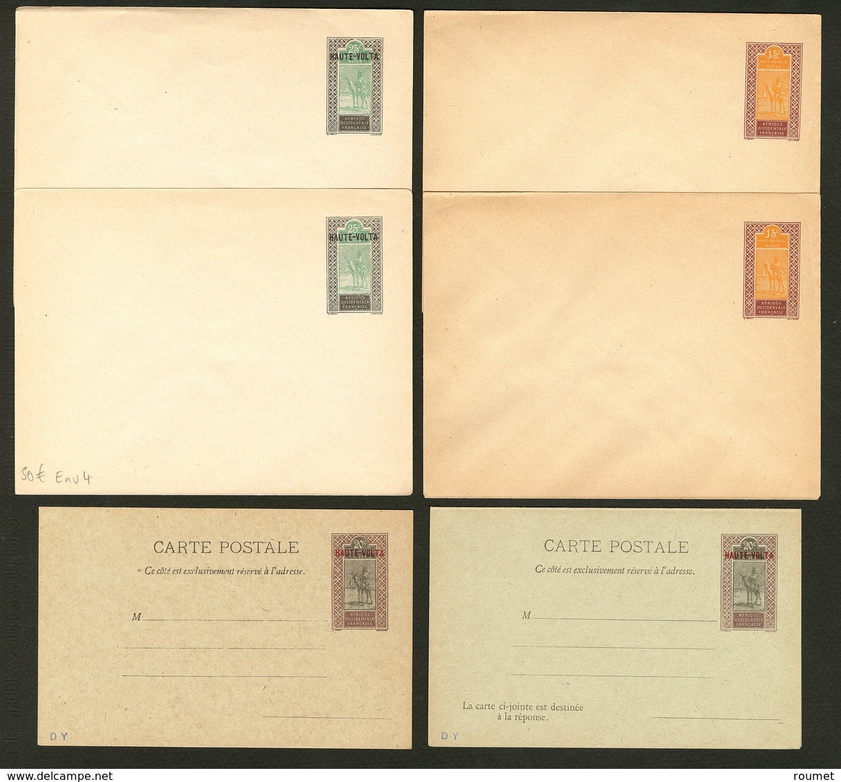 Lettre Entiers Postaux. Six Enveloppes, CP Ou CPRP Dont Double, Neuves. - TB - Other & Unclassified