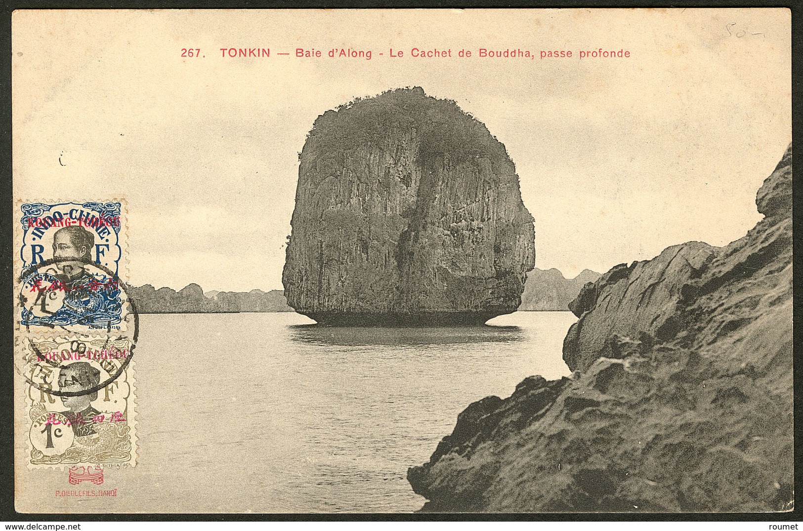 Lettre KOUANG-TCHEOU. Nos 18 + 20, Sur CP (baie D'Along) De Juin 1911. - TB - Autres & Non Classés