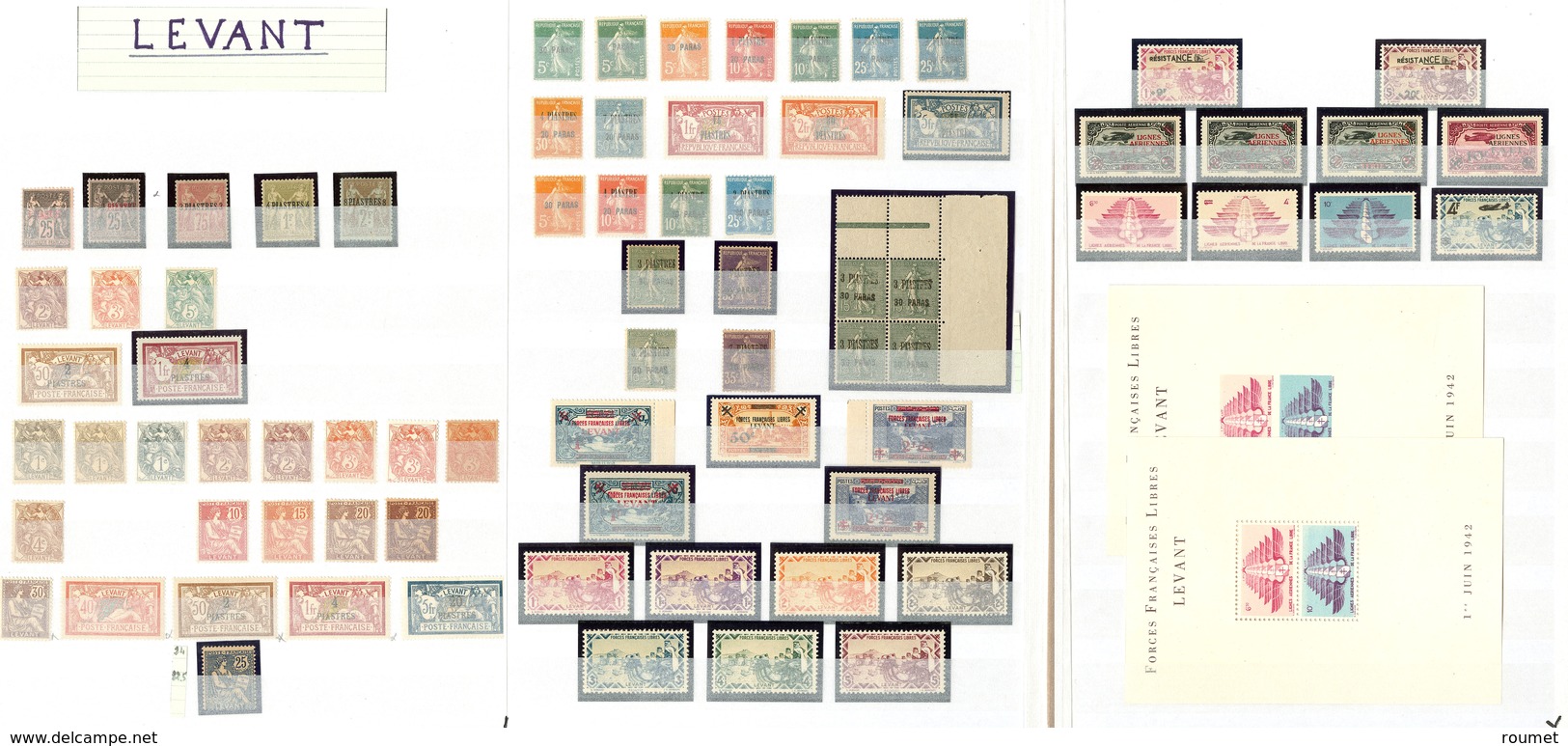 ** Collection. 1885-1942 (Poste, PA, BF), Des Valeurs Diverses, Qqs Nuances Et Variétés, Qqs Ex *, Très Frais. - TB - Other & Unclassified