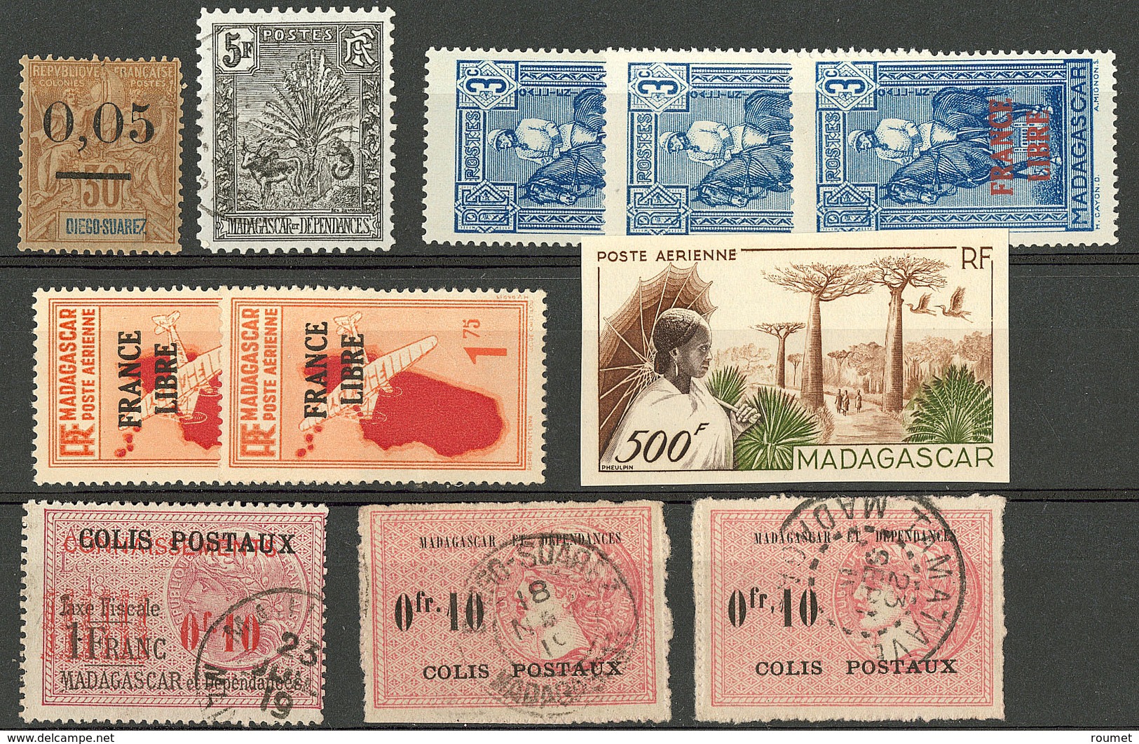 * Nos 59II, 77 Obl, 243(3), PA46(2), 77a **, C.Px 2, 3 Et 3a Obl. - TB - Other & Unclassified