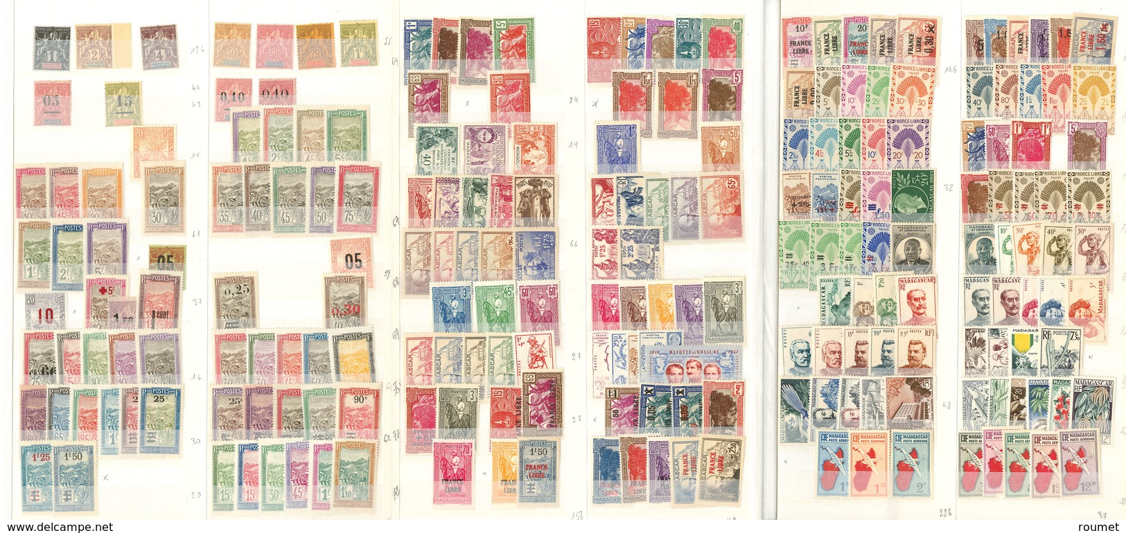 ** Collection. 1896-1956 (Poste, PA, Taxe), Valeurs Moyennes Et Séries Complètes. - TB - Other & Unclassified