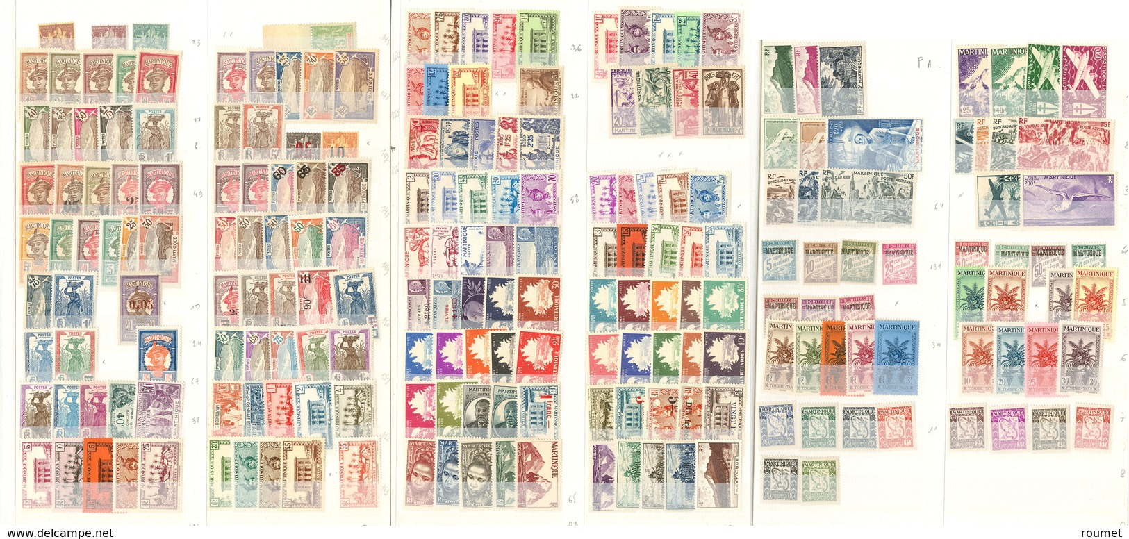 ** Collection. 1892-1947 (Poste, PA, Taxe), Valeurs Moyennes Et Séries Complètes. - TB - Autres & Non Classés