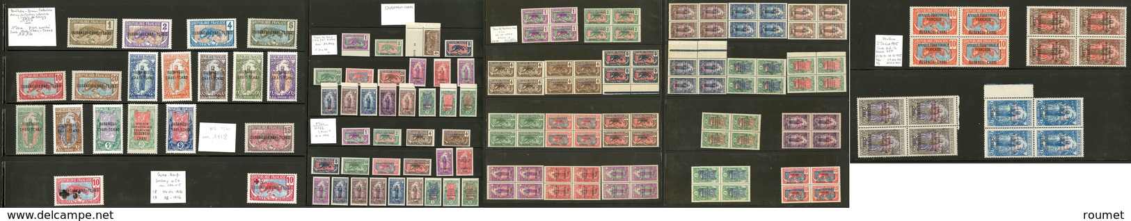 ** Collection. 1915-1933 (Poste, Taxe), Valeurs Moyennes Et Séries Complètes. - TB - Autres & Non Classés