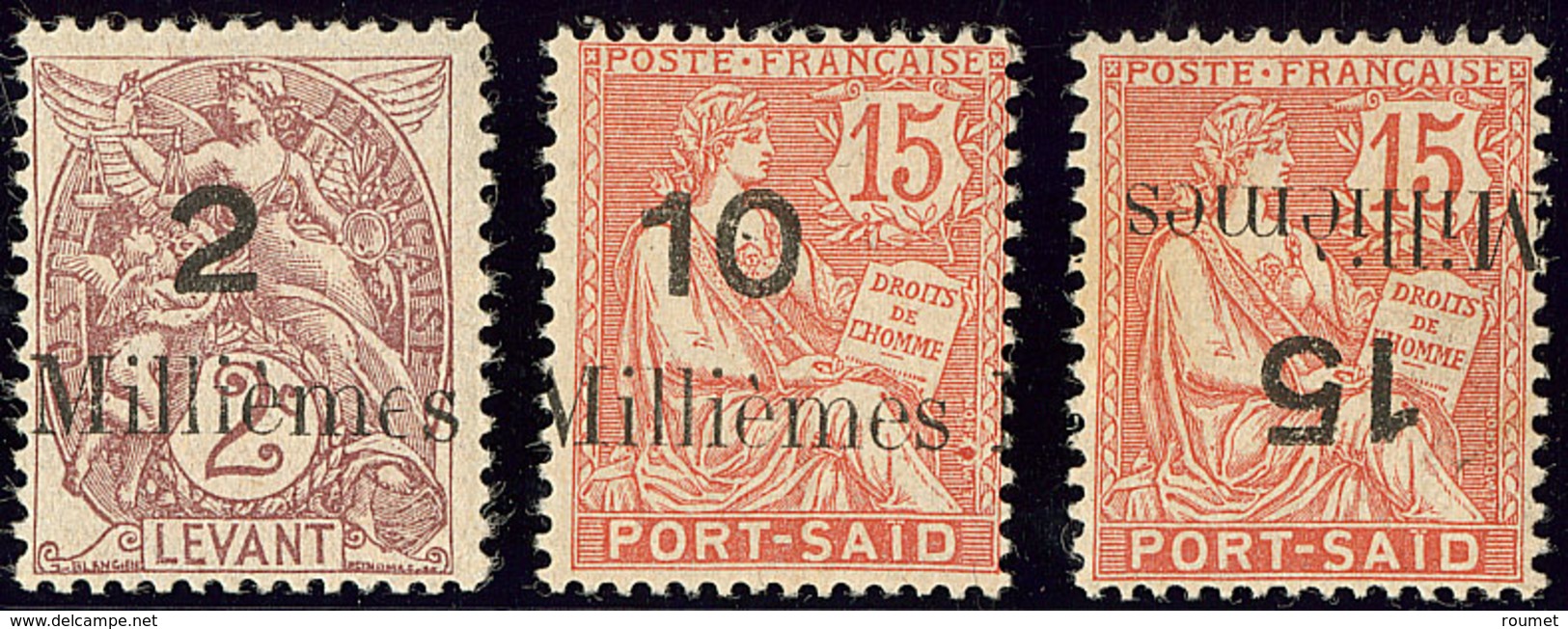 * Variétés. Nos 62a, 64a, 64b. - TB - Other & Unclassified