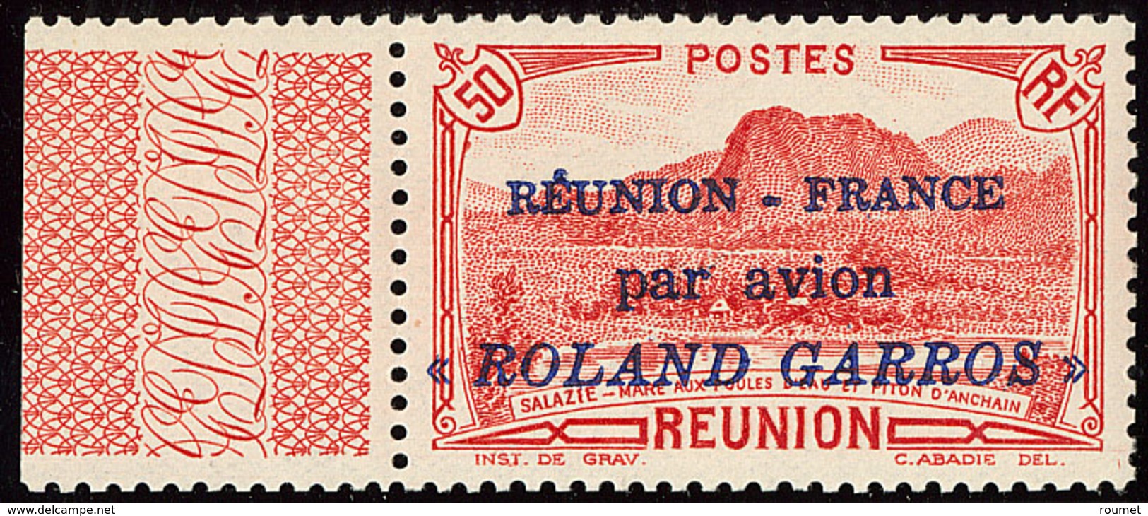 ** Poste Aérienne. Roland-Garros. No 1, Bdf, Très Frais. - TB - Other & Unclassified